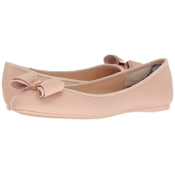 Ted Baker Immet Pink Ballet Flat Nwt 